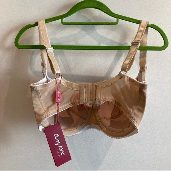 CURVY KATE Sz 36F Daily Boost Bra Light Padding Underwire Bows - Picture 7 of 10